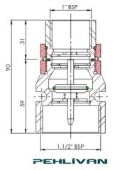 AdBlue Shut-off Valve (Paslanmaz)